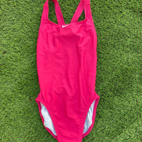Nike Other - Nike racerback swimsuit size 6. Magenta